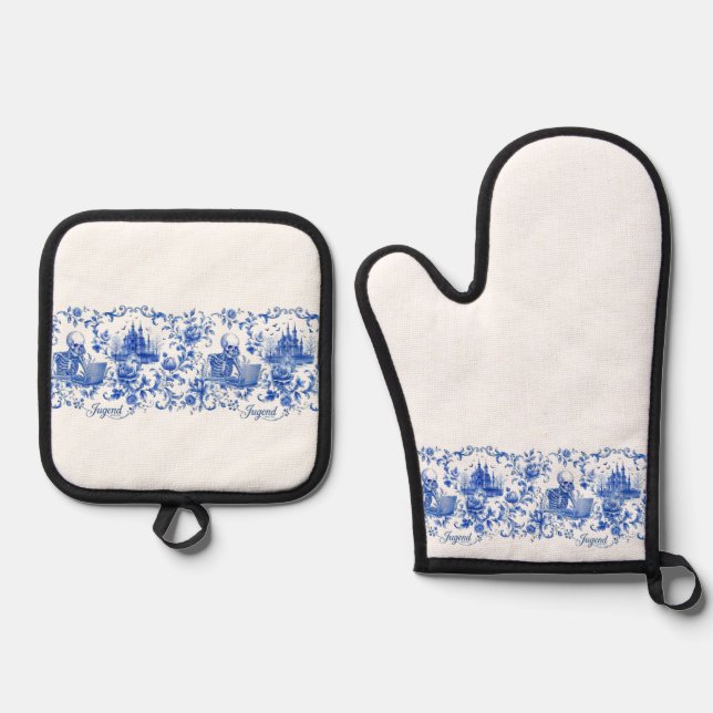 K01 OFENHANDSCHUH & Topflappen-Set (Vorderseite)