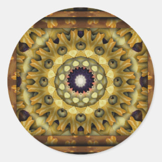 K117 Herbst Kali Runder Aufkleber