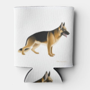 K9. Der Hund der deutschen Schäferpolizei kann sic Dosenkühler