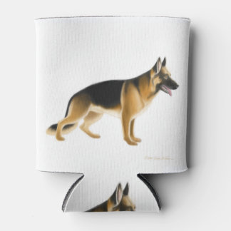 K9. Der Hund der deutschen Schäferpolizei kann sic Dosenkühler