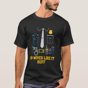 K9-Ehefrauen mögen es rauh Humorvoller Humor T-Shirt