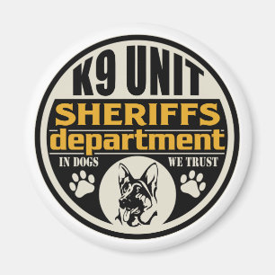 K9-Einheit des Sheriff-Departments Magnet