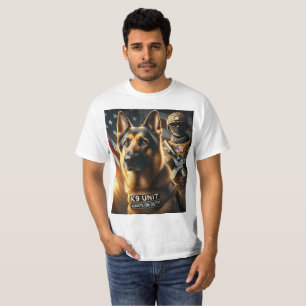 K9 Einheit - Immer im Dienst   Ein Tribut an Polic T-Shirt