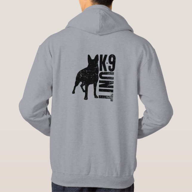 K9 Einheit - Schäferhund Hoodie (Rückseite)