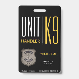 K9-Handler Ausweis