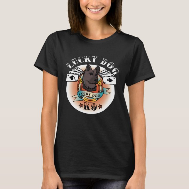 K9 Handler K9 Unit Police Military K9 German Sheph T-Shirt (Vorderseite)