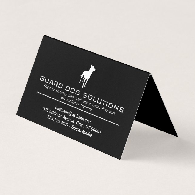 K9 | Hundeschulung Visitenkarten (Rückseite)