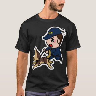 K9 I Liebe Polizei Hundekinder T-Shirt