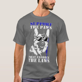 K9 Polizei Hundeeinheit Deutscher Schäferhund Gesc T-Shirt
