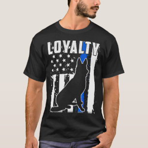 K9 Polizei Hundeeinheit Deutscher Schäferhund Loya T-Shirt