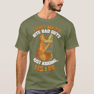K9 Polizeiamtsbeamter I Dont Bite Deutsche Premium T-Shirt