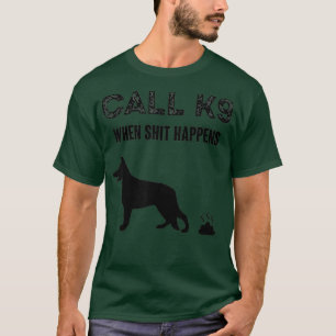 K9 Polizeimilitärischer Arbeitshund K9 Handler f T-Shirt