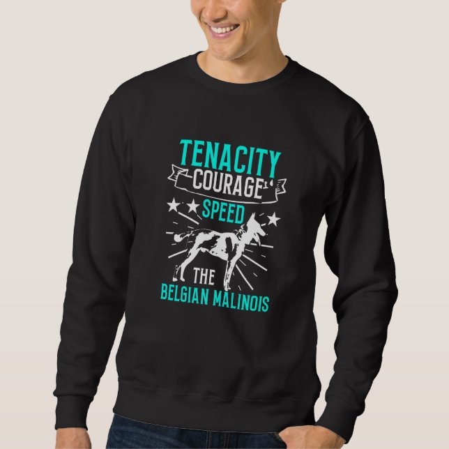 K9 Referat Belgische Malinois Courage PD Polizeitr Sweatshirt (Vorderseite)