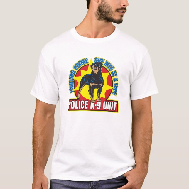 K9 Rottweiler Biss T-Shirt (Vorderseite)