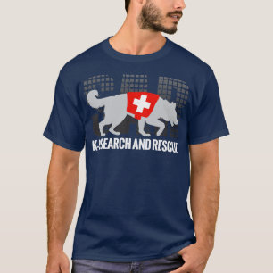 K9 SAR für Such- und Rettungsdienste (9) T-Shirt