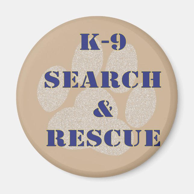 K9 Suche und Rettung Magnet (Vorne)
