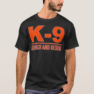 K9 SUCHE UND RETTUNG SAR NOTFALLSUCHTEAM UNI T-Shirt