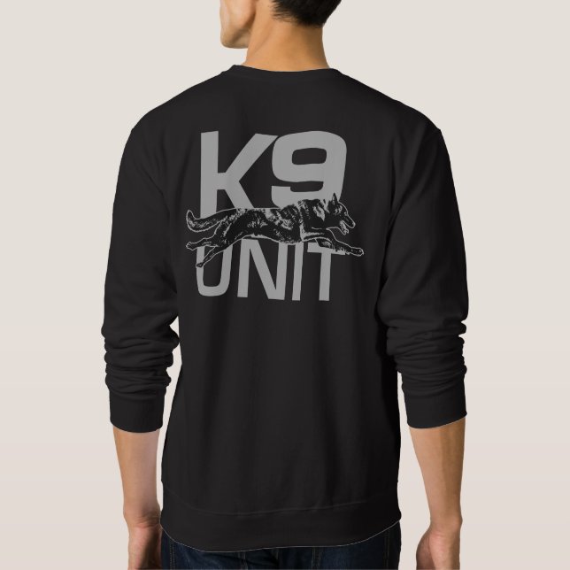 K9 Unit - Dutch Shepherd Dog Sweatshirt (Rückseite)
