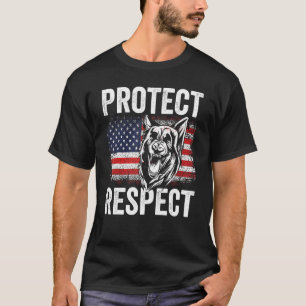 K 9 Deutscher Schäferhund Polizeihund Rechtshilfe T-Shirt