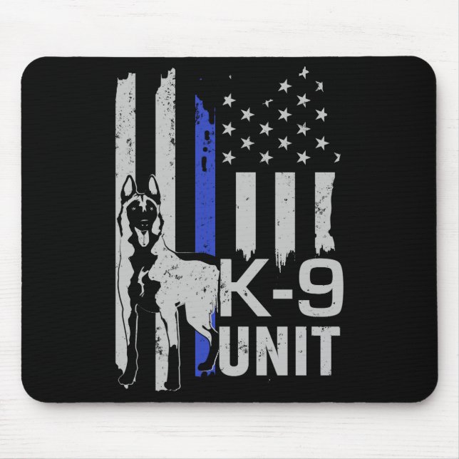 K-9 Einheit - Malinois Mousepad (Vorne)