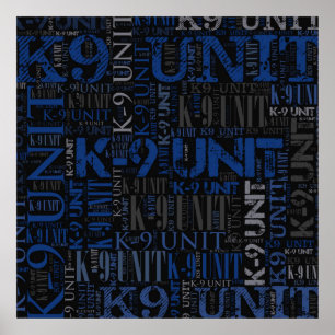 K-9 Einheit - Polizei-Hundeeinheit Poster