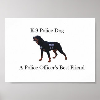 K-9 Police Doster Poster