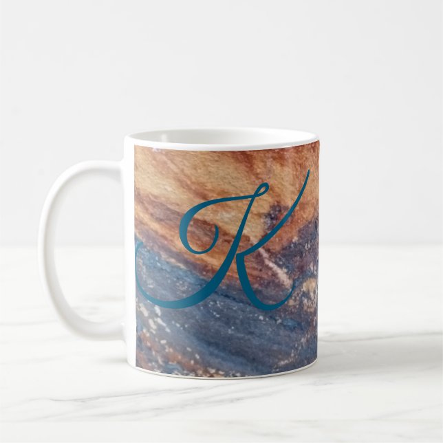 "K" ArborCrosse Initial Mug  (Gauche)