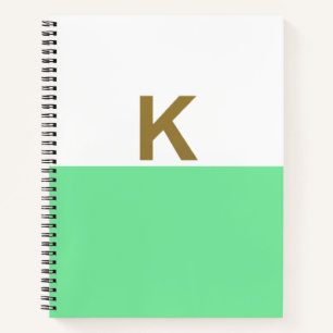 K Cahier Initial à l'or