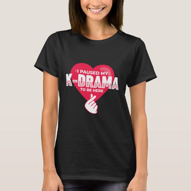 K-Drama-Herz| Südkoreanische K-Pop - Geschenke T-Shirt (Vorderseite)