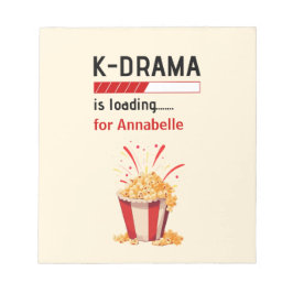 K-Drama is loading Personalized  Notizblock