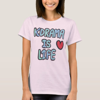 K-Drama ist Leben | K-Drama-Fan-Blumendesign T-Shirt