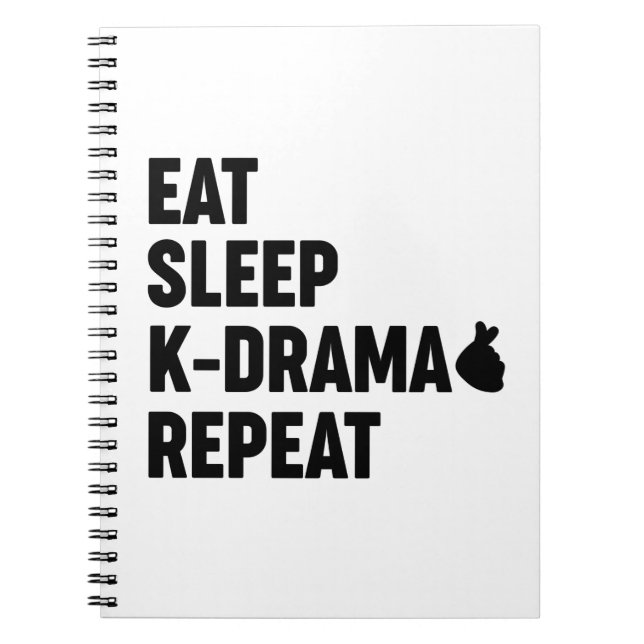 K-Drama | Korea Korea K-Pop Geschenkidee Notizblock (Vorderseite)