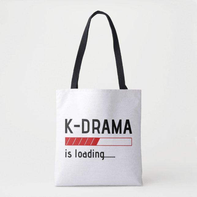 K-drama lädt... - Tote Tasche (Vorderseite)