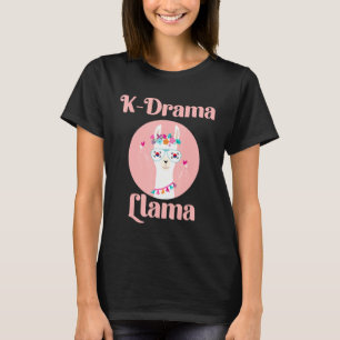 K drama Llama Südkoreanische Flagge Kdrama Lovers T-Shirt