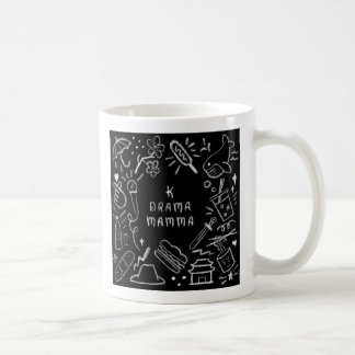K Drama Mama Chalkboard Style Mug