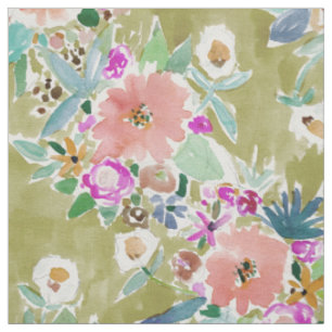 K.I.S.S. Buntes BlumenAquarell Stoff