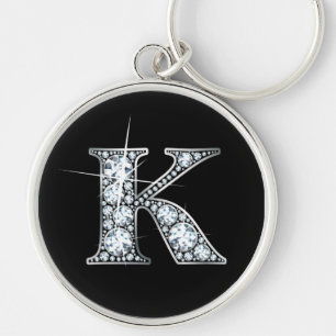 "K"-Imitat-"Diamant Bling"-Schlüsselanhänger Schlüsselanhänger