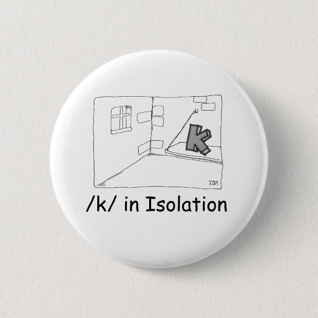 K isoliert button (Vorderseite)