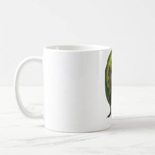 K ist für Kakapo Kaffeetasse (Links)