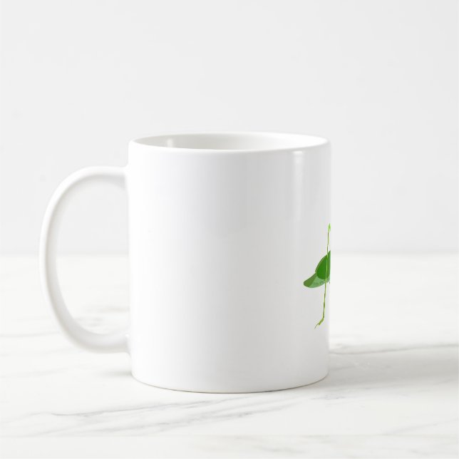 K ist für Katydid Kaffeetasse (Links)