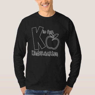 K ist für Kindergartenkinder Lehrer Zurück zur Sch T-Shirt