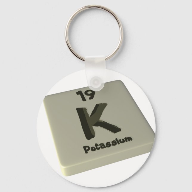 k Kalium Schlüsselanhänger (Vorderseite)