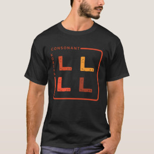 K kultur Koreanisches Alphabet Hangul Consonant 1 T-Shirt