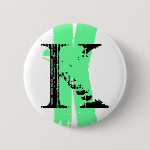 K Monogramm Button