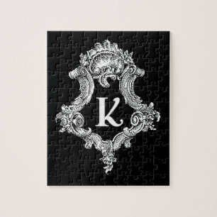 K Monogramm-Initiale