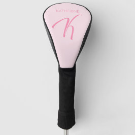 K Monogramm Personalisiert Golf Headcover