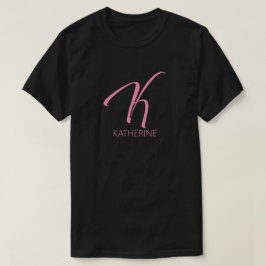 K Monogramm Personalisiert T-Shirt