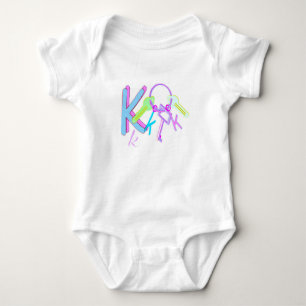 K-Monogramm-Sammlung Baby Strampler
