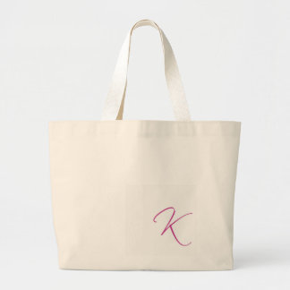 "K-" Monogramm-Tasche Jumbo Stoffbeutel