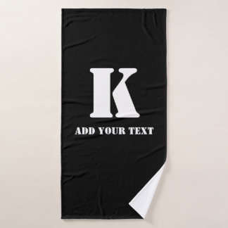 K Monogramme classique tendance mariage personnali